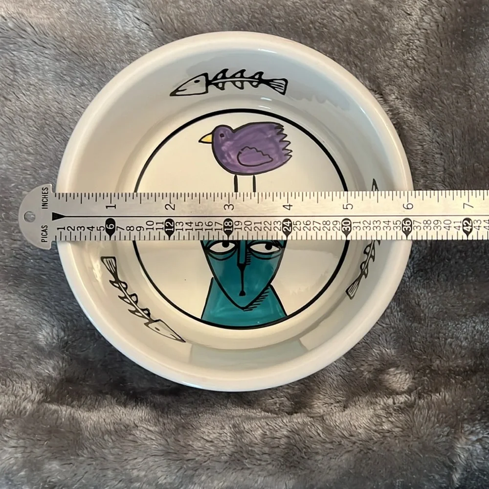 Ceramic Cat Bowl